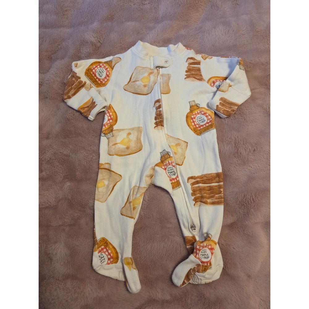 Burt's bees baby boy sleeper 0-3 mos